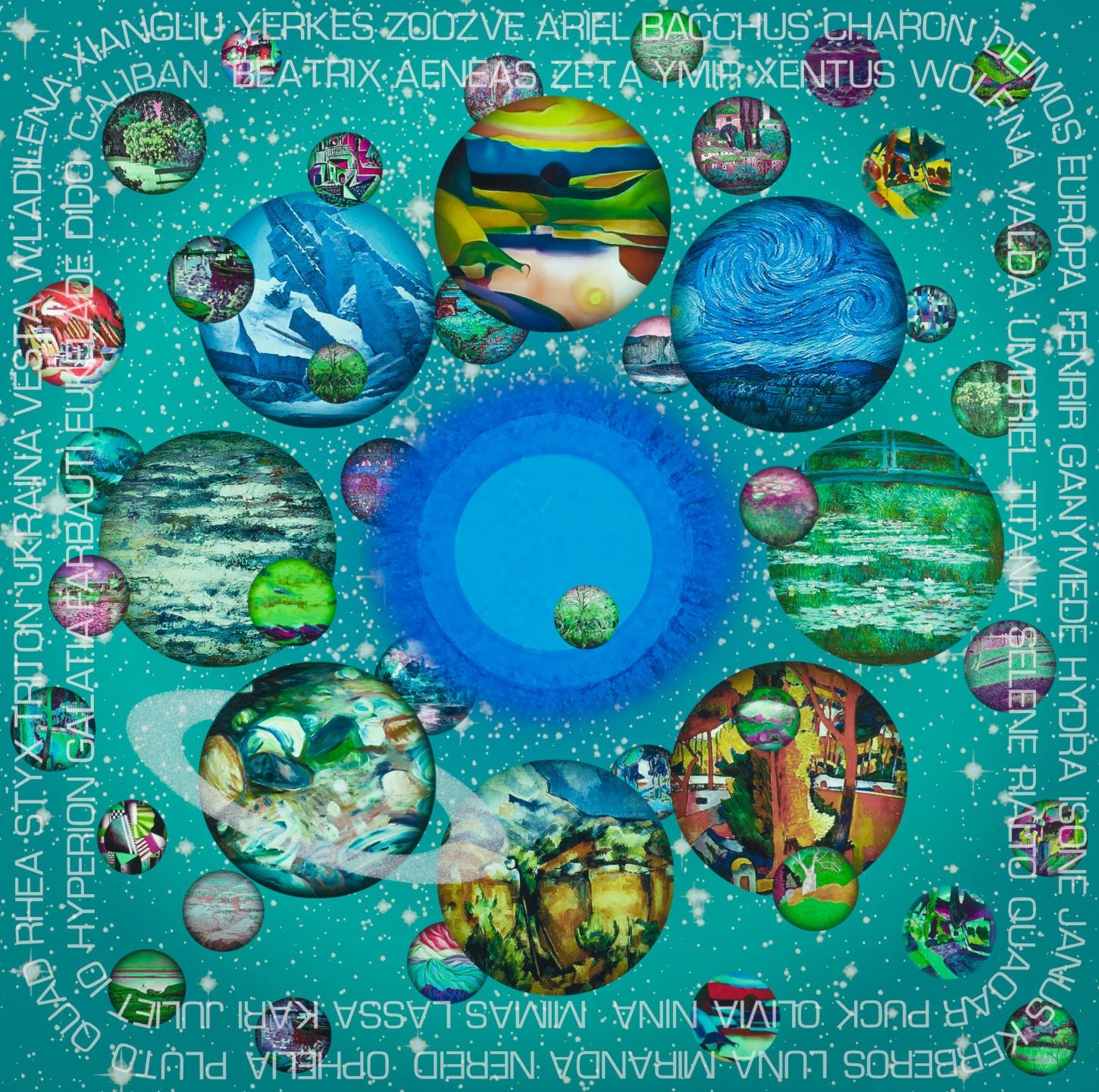 Brave New Worlds 2, 2024 by Brad Faine