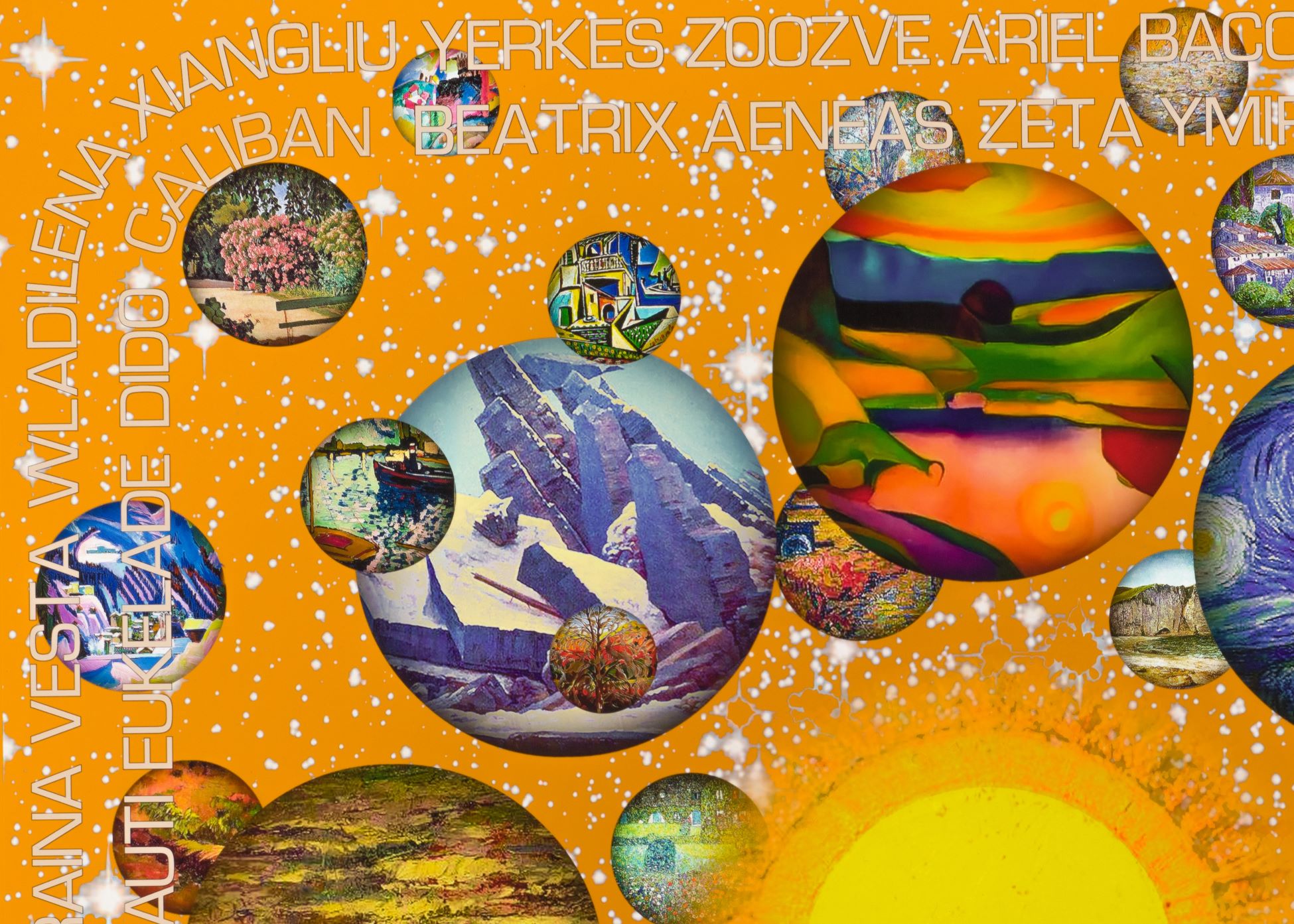 Brave New Worlds 4, 2024 by Brad Faine detail 1