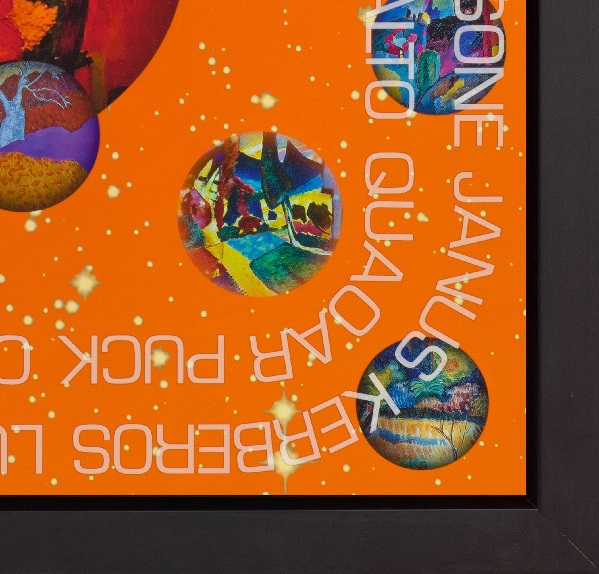 Brave New Worlds 6, 2024 by Brad Faine corner detail
