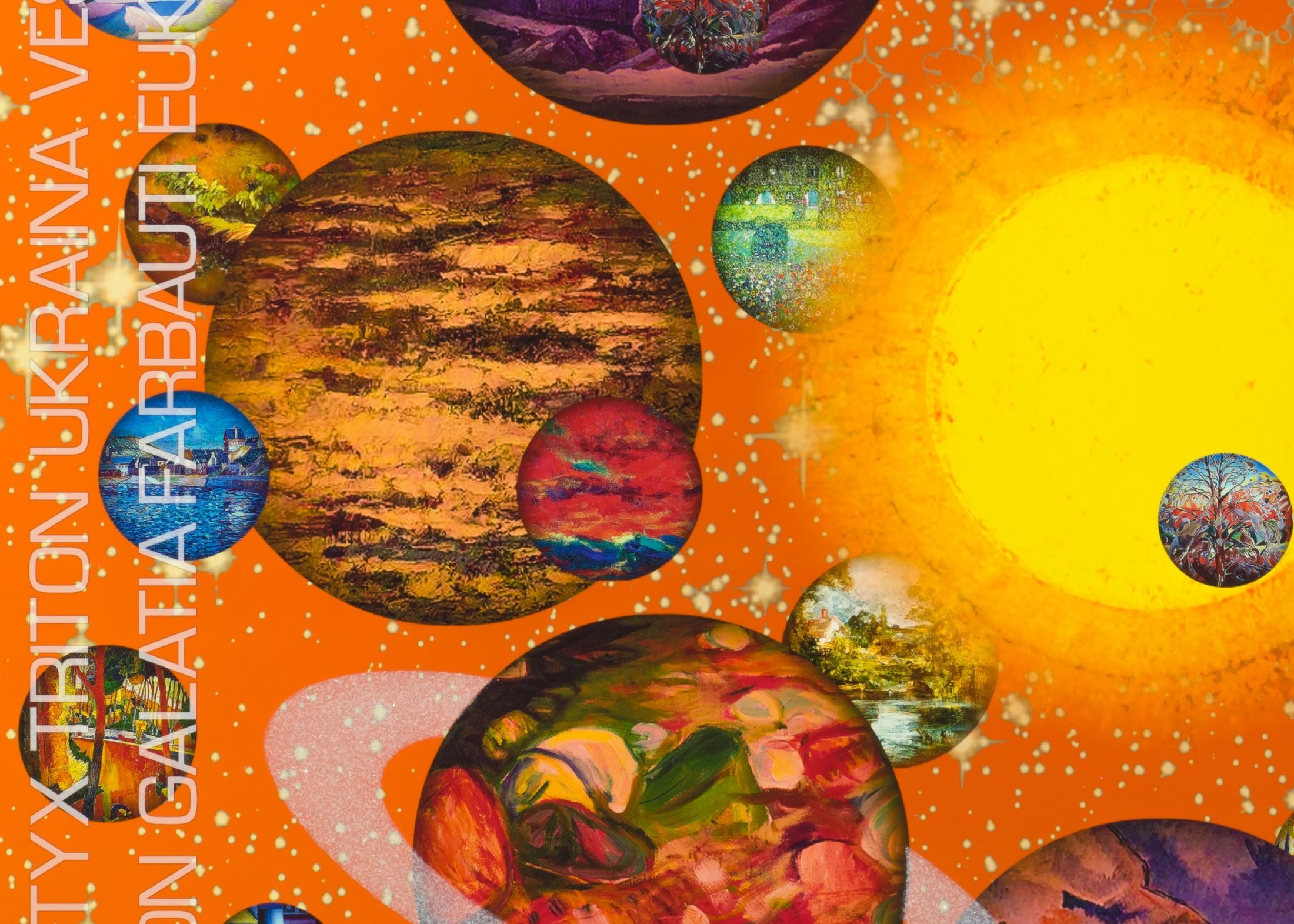 Brave New Worlds 6, 2024 by Brad Faine detail 2