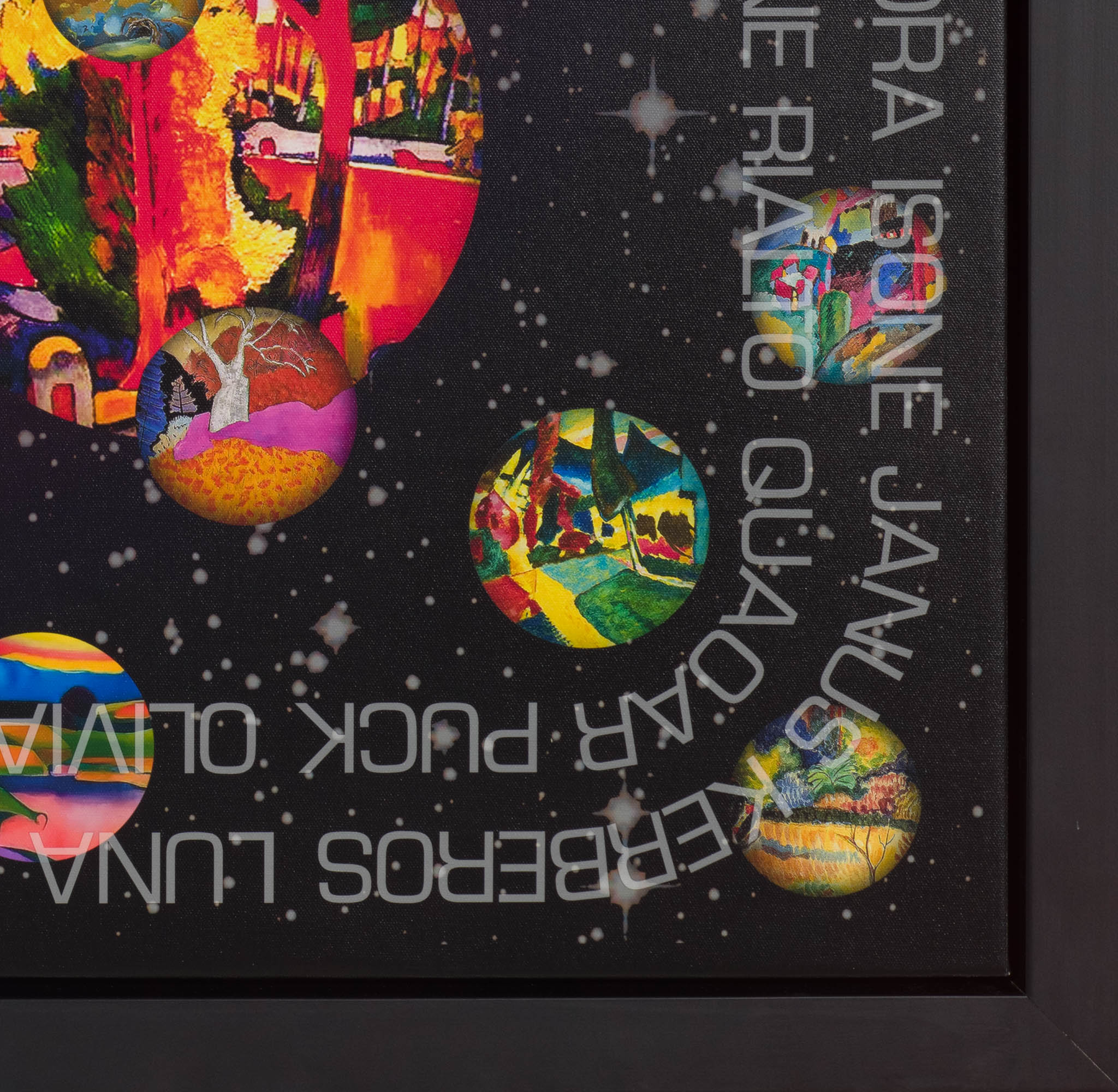 Brave New Worlds 7, 2024 by Brad Faine detail corner