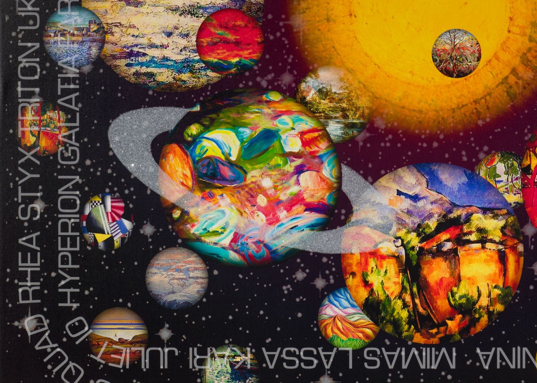 Brave New Worlds 7, 2024 by Brad Faine detail 1
