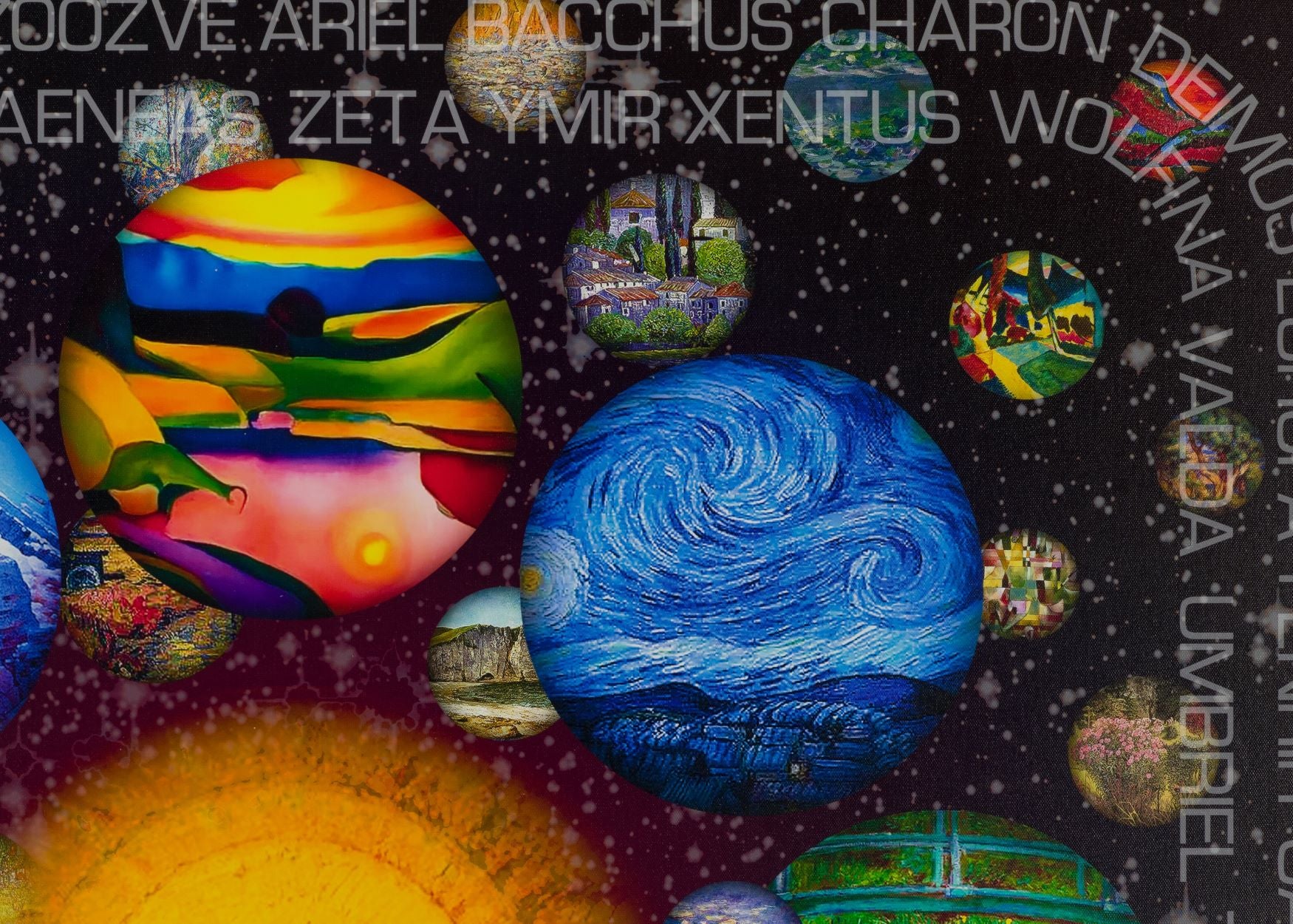 Brave New Worlds 7, 2024 by Brad Faine detail 2