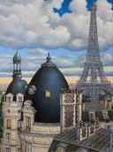 Rooftops with Eiffel Tower, 2018