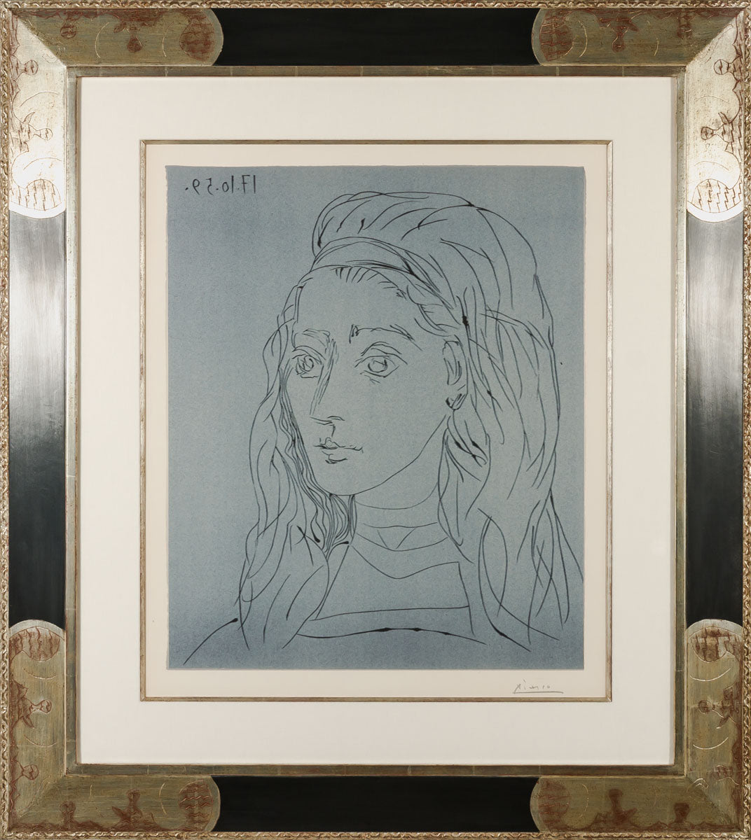 Portrait de Jacqueline (B.923), 1959 by Pablo Picasso | Martin