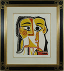 Portrait of Jacqueline, 1962 (B.1065)  by Pablo Picasso framed
