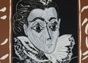 Portrait of Jacqueline with a Ruff (B.1147), 1962 by Pablo Picasso