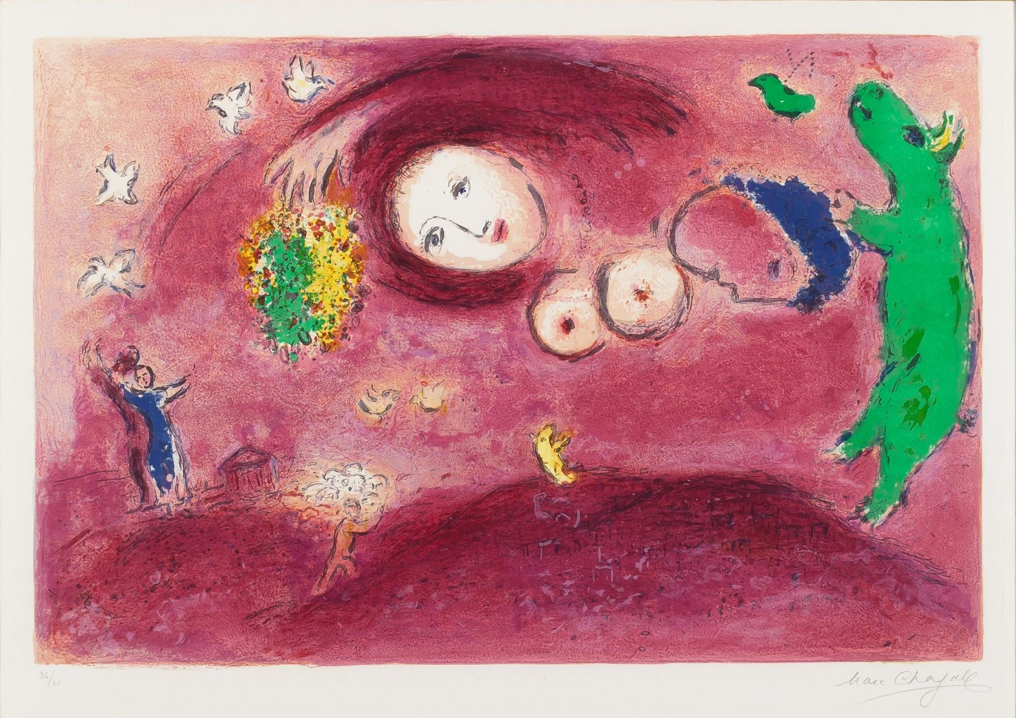 The Arrival of Spring (Daphnis & Chloé, M.314), 1961 by Marc Chagall ...