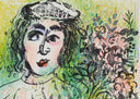 The Clown with Flowers (M.399), 1963