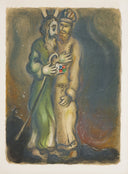 "The Lord said unto Aaron…" (The Story of Exodus, M.449) by Marc Chagall