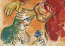 "Then came Amalek and fought with Israel in..." (The Story of Exodus, M.456), 1966 by Marc Chagall - Detail