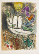 "Moses then came and called for the Elders..." (The Story of Exodus, M.457), 1966 by Marc Chagall