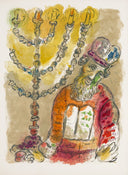 "Thou shalt also anoint Aaron and his sonnes..." (The Story of Exodus, M.458), 1966 by Marc Chagall