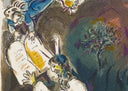 "He gave him two tables of the Testament..." (The Story of Exodus, M.459), 1966 by Marc Chagall - Detail