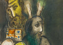 "Moreover they made garments of ministration…" (The Story of Exodus, M.465) by Marc Chagall - Detail