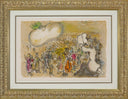 "For the cloude of the Lorde was upon..." (The Story of Exodus, M.467), 1966 by Marc Chagall - Framed