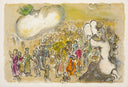 "For the cloude of the Lorde was upon..." (The Story of Exodus, M.467), 1966 by Marc Chagall