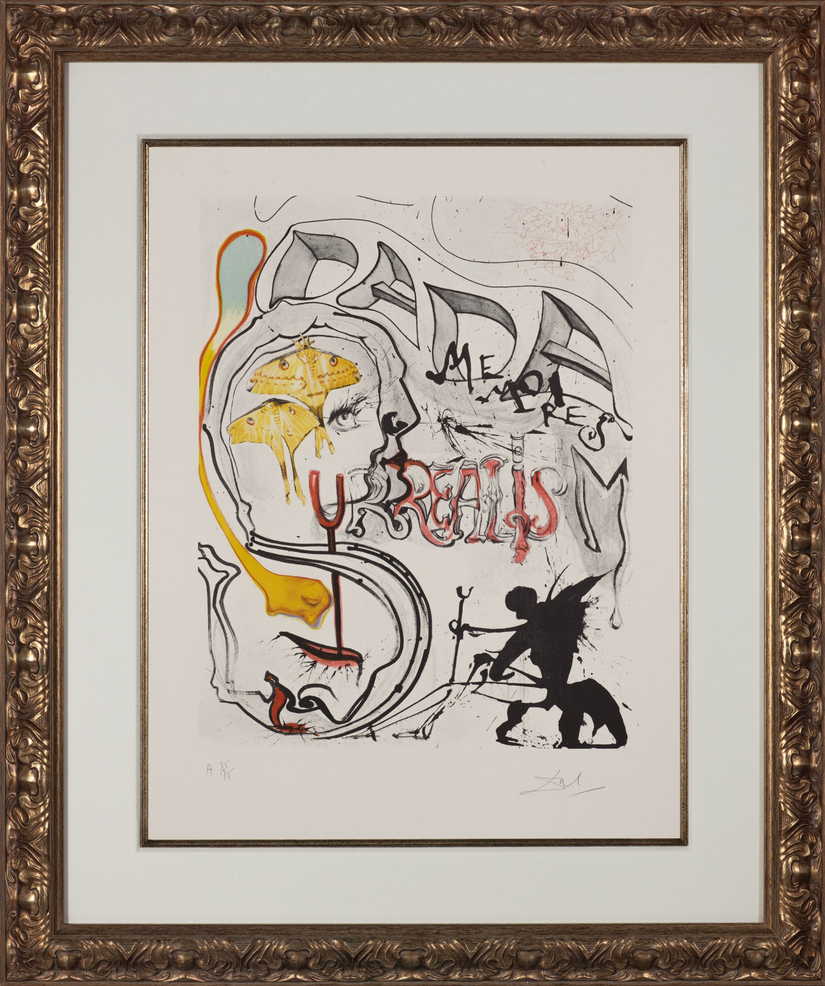 Angel of Dada Surrealism (Plate A, Memories of Surrealism), 1971