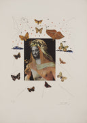 Surrealist Portrait of Dalí Surrounded by Butterflies (Plate G, Memories of Surrealism), 1971 by Salvador Dalí