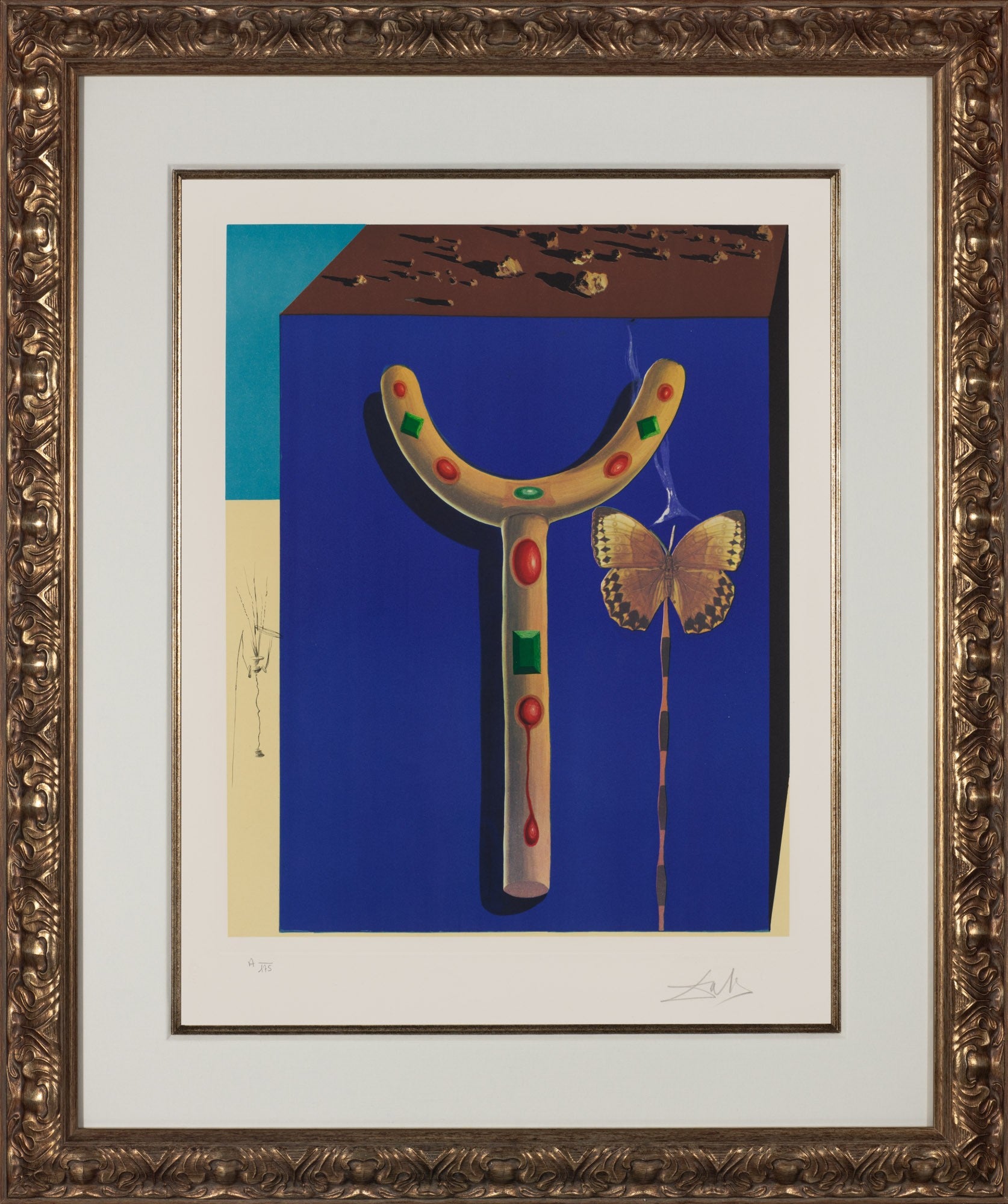 Surrealist Crutches (Plate K, Memories of Surrealism), 1971 by