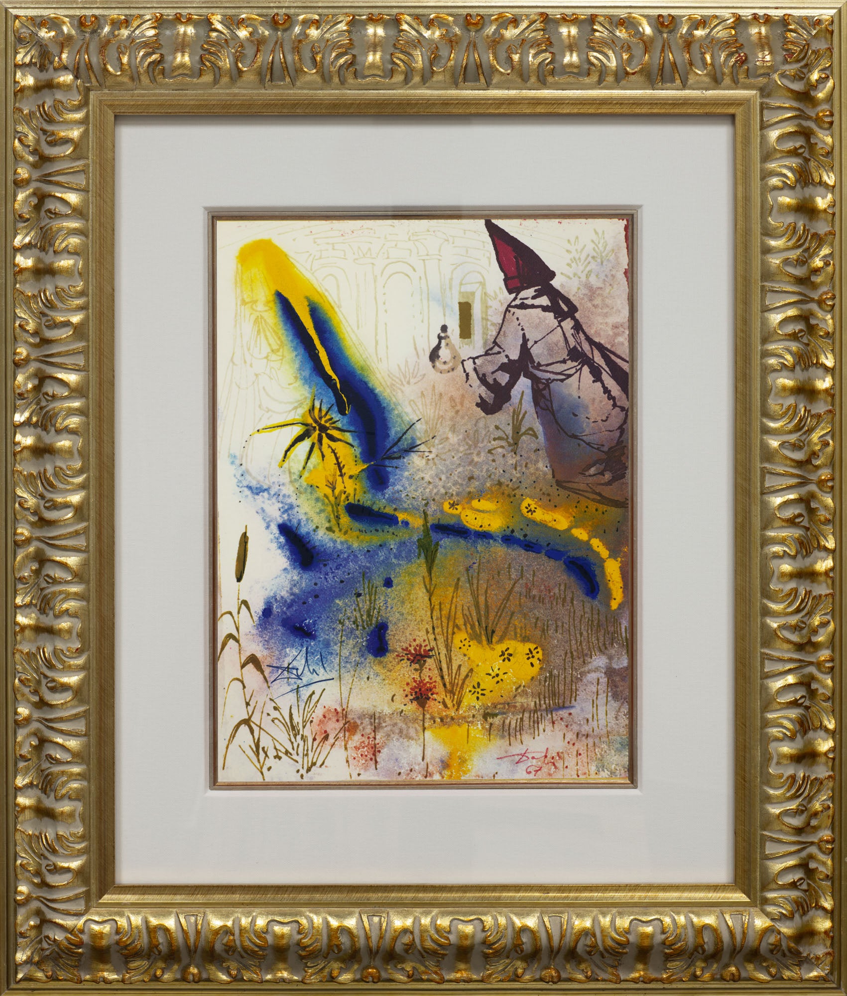 Act II, Scene III, (Romeo & Juliet), 1975 by Salvador Dalí framed
