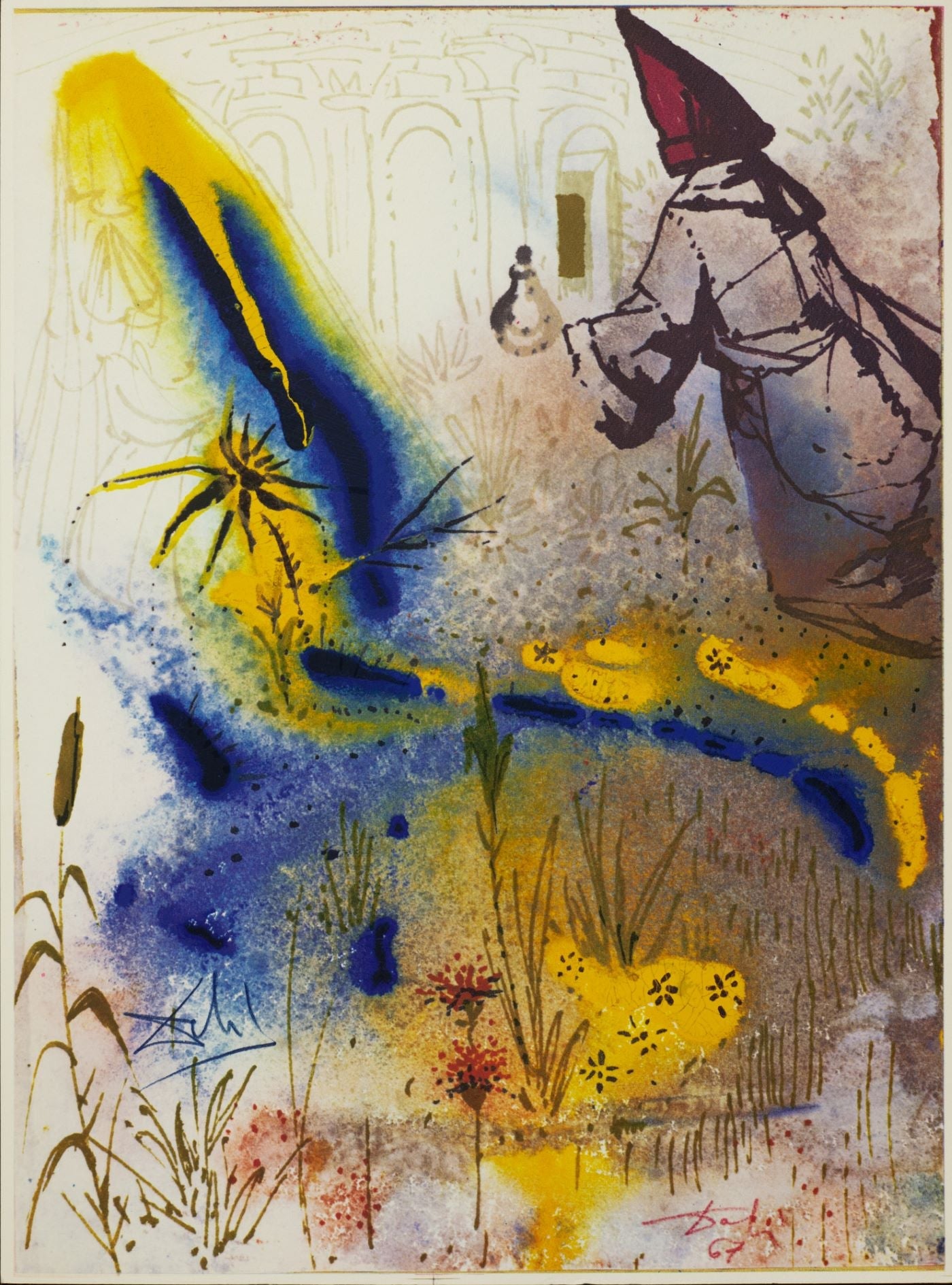 Act II, Scene III, (Romeo & Juliet), 1975 by Salvador Dalí