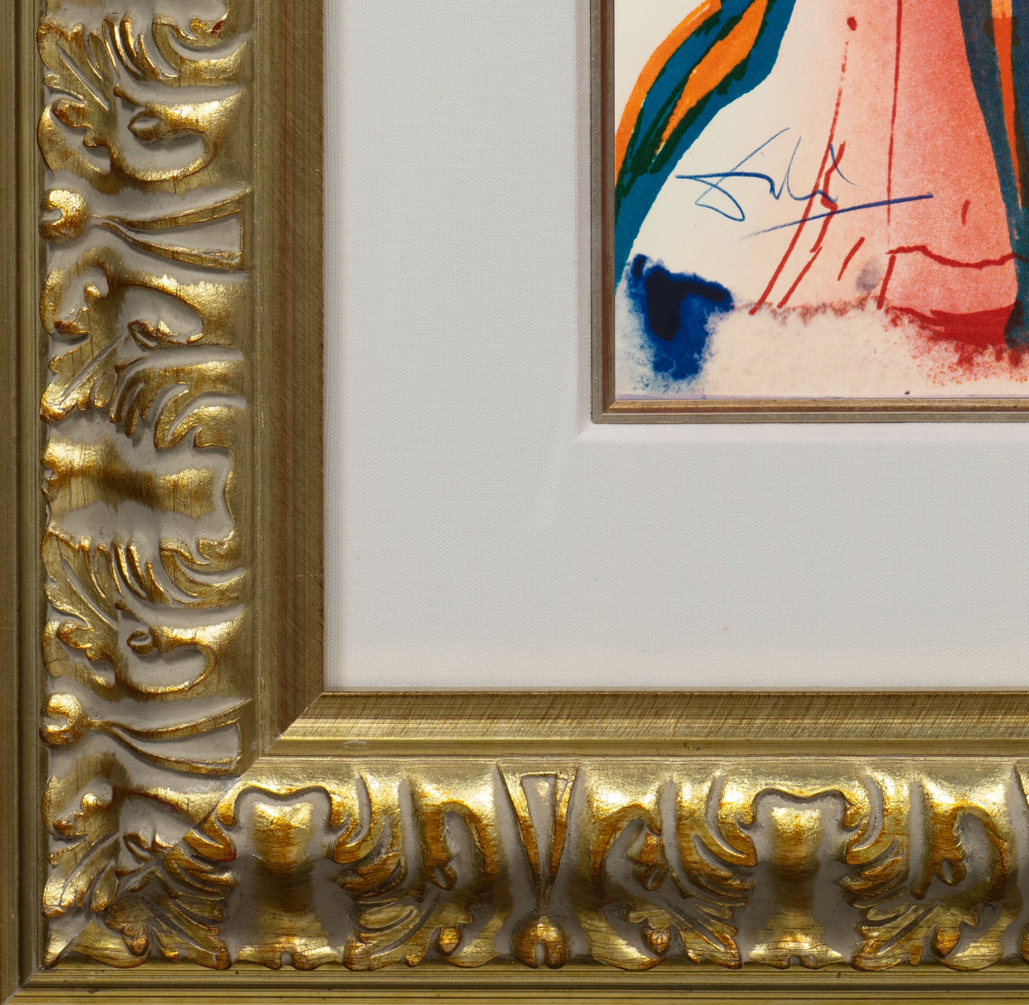 Act III, Scene I, (Romeo & Juliet), 1975 by Salvador Dalí framed corner