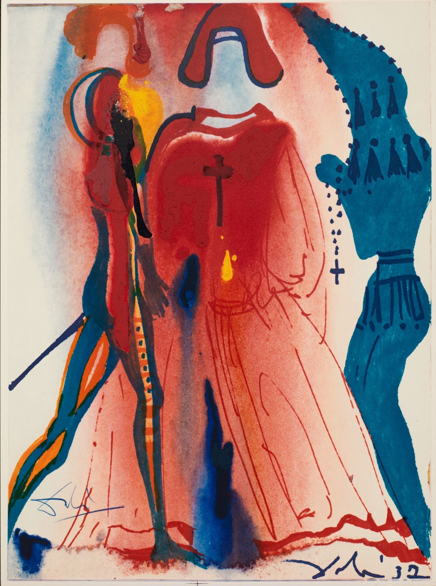 Act III, Scene I, (Romeo & Juliet), 1975 by Salvador Dalí