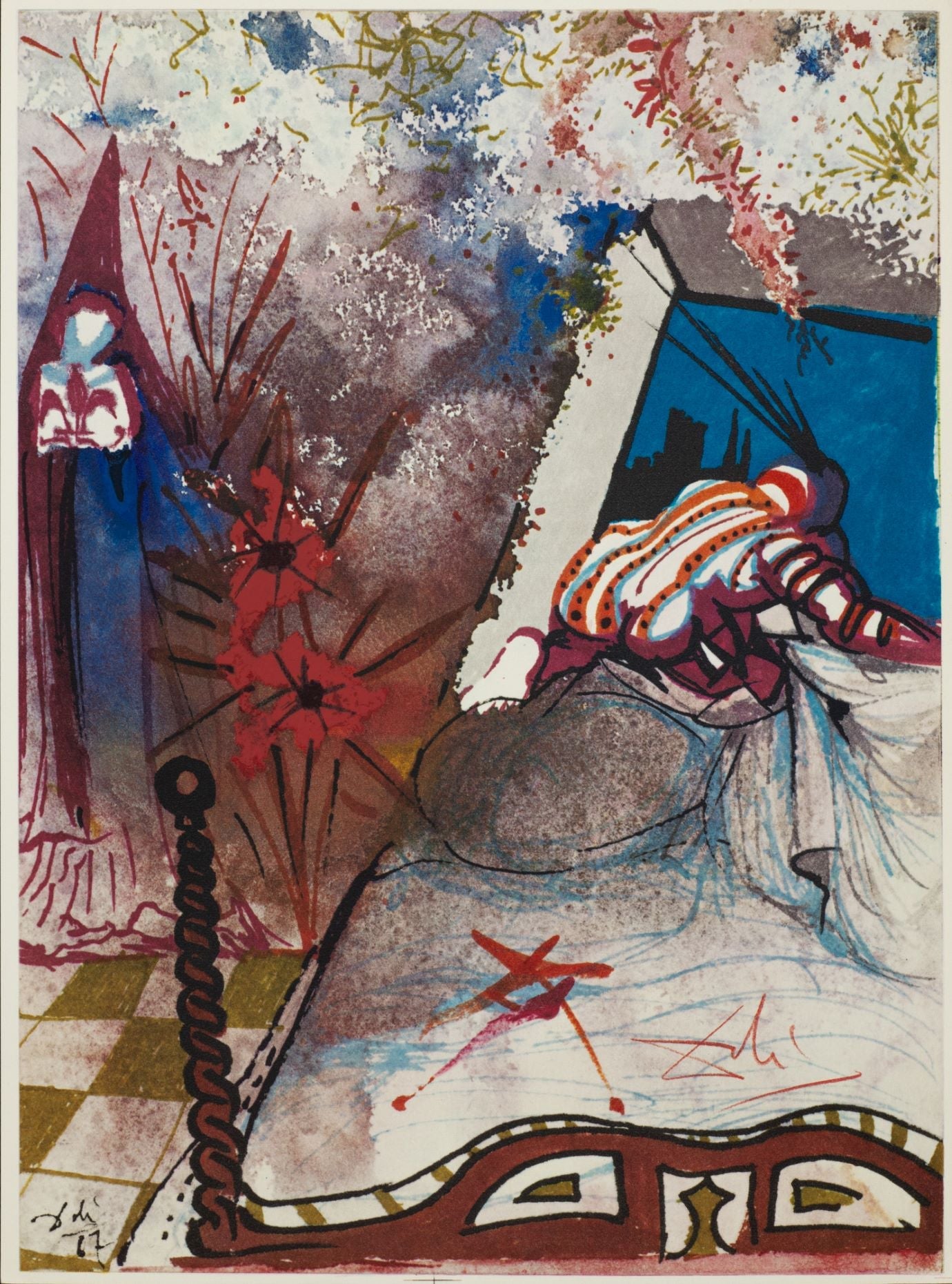 Act III, Scene V, (Romeo & Juliet), 1975 by Salvador Dalí