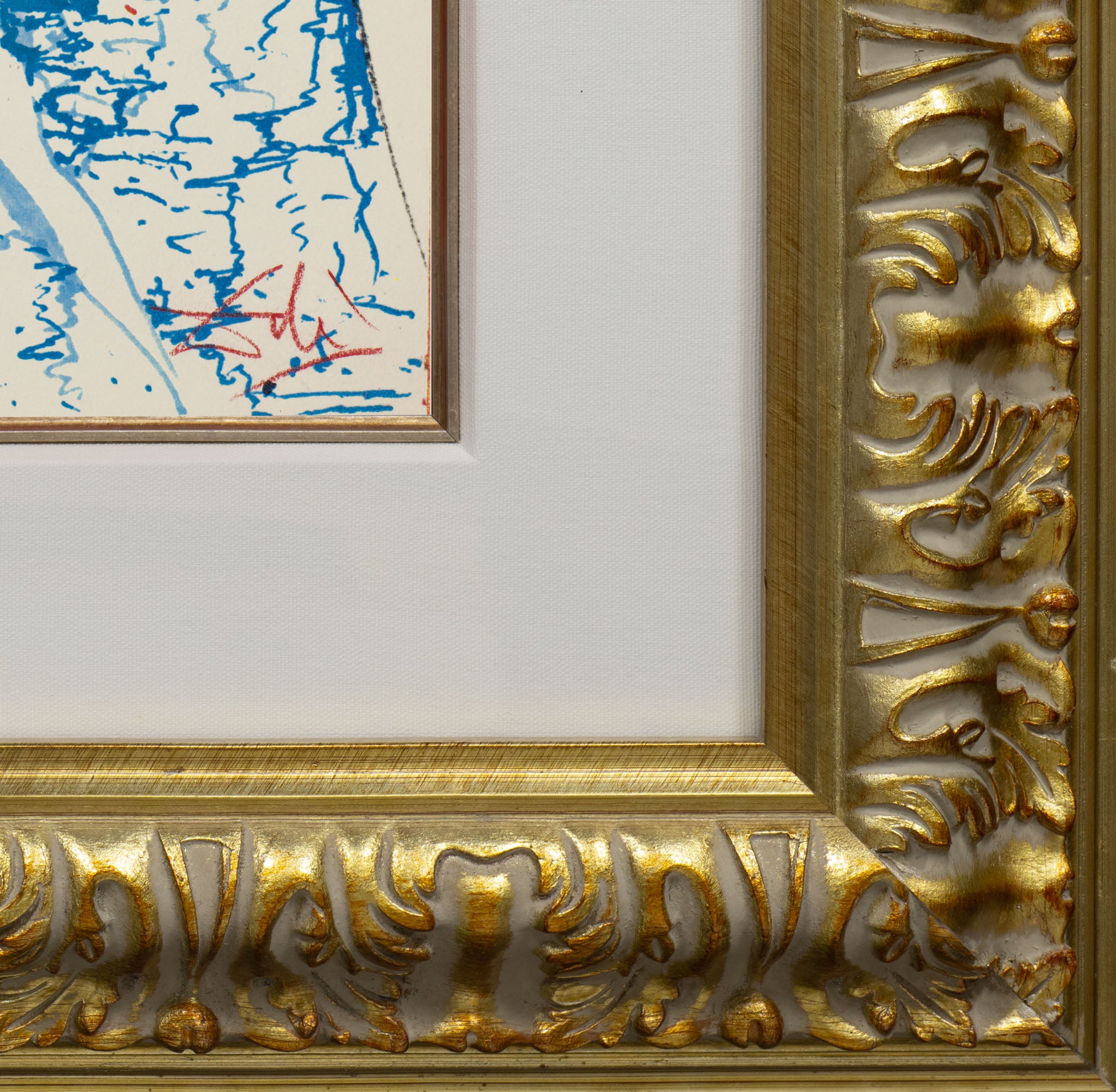 Act IV, Scene V, (Romeo & Juliet), 1975 by Salvador Dalí framed corner
