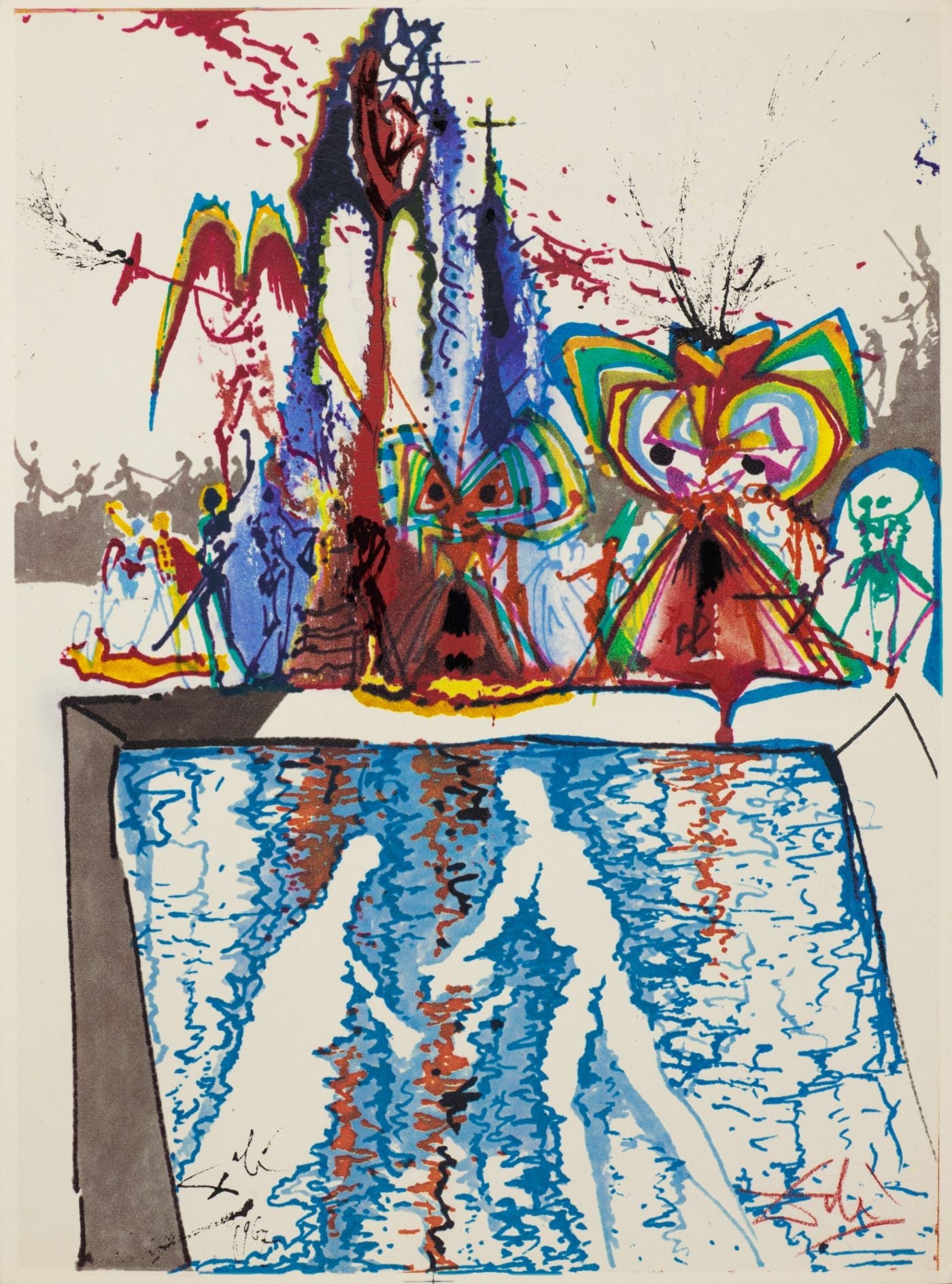 Act IV, Scene V, (Romeo & Juliet), 1975 by Salvador Dalí