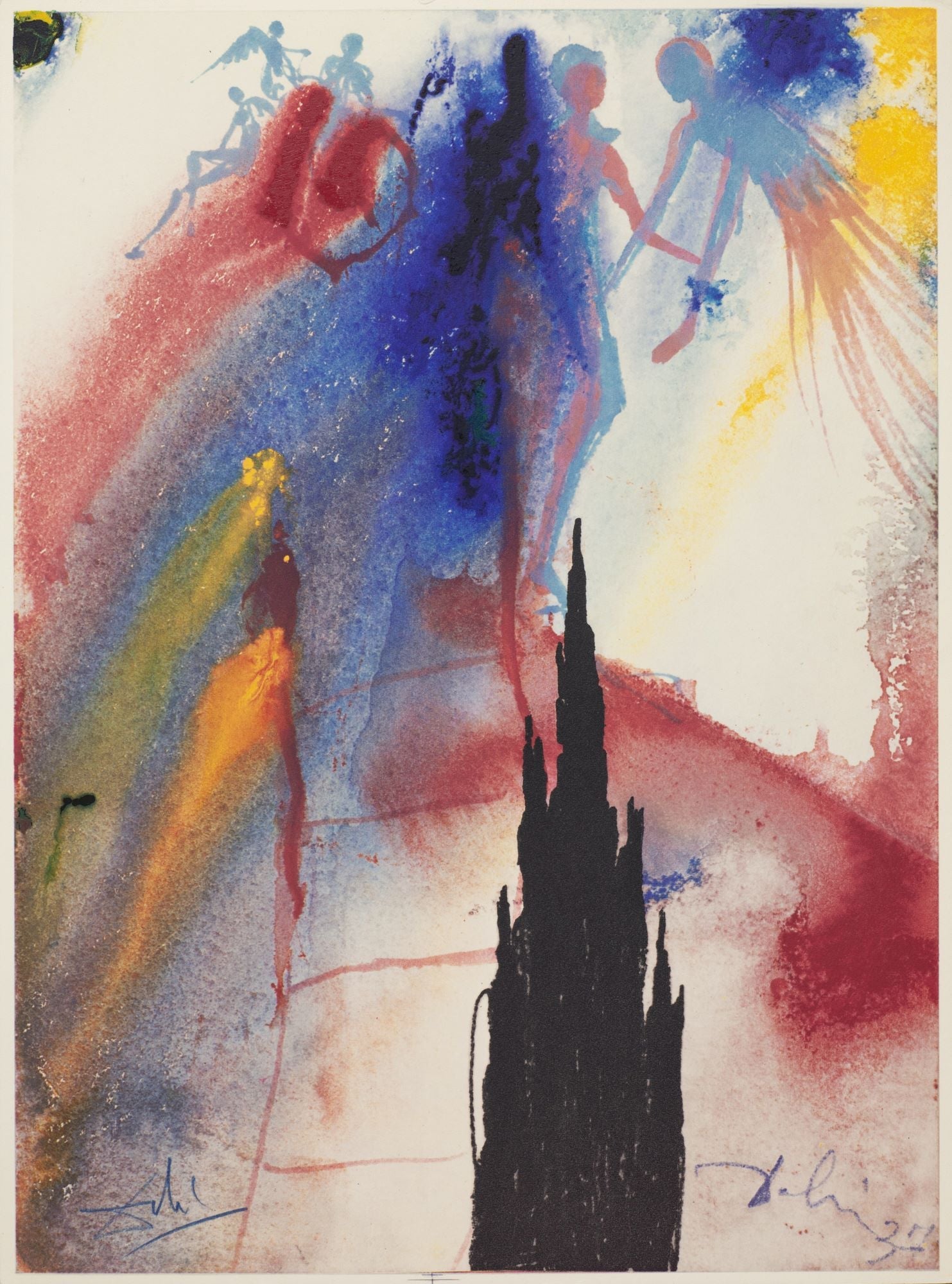 Act V, Scene III-3, (Romeo & Juliet), 1975 by Salvador Dalí