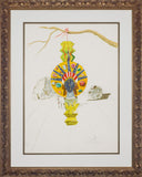 American Clock (Timeless Statue), (Time, Plate B), 1976 by Salvador Dalí framed