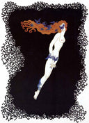 Numeral 7, 1968 by Erté