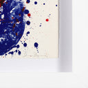 Hurrah for the Red, White, and Blue (SF-17), 1961 by Sam Francis detail corner