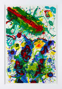 Untitled (SF-341, L.282), 1989 by Sam Francis framed