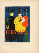 Harper's February, 1897 by Edward Penfield