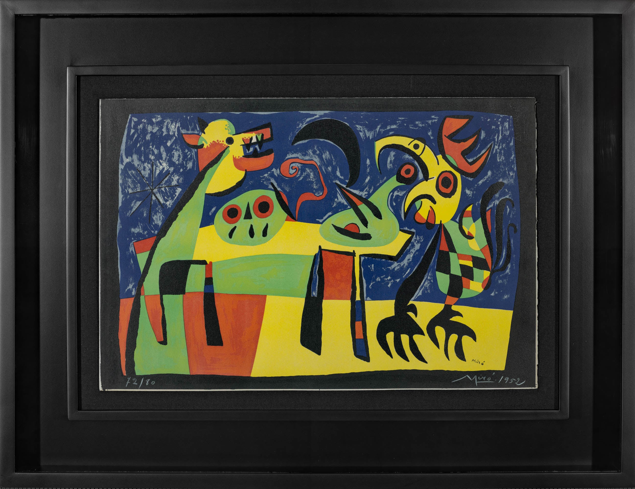 Dog Barking at the Moon (M.189), 1952 by Joan Miró | Martin