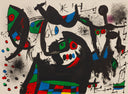 Homenatge à Joan Prats (Plate 1) (M.705), 1971 by Joan Miró