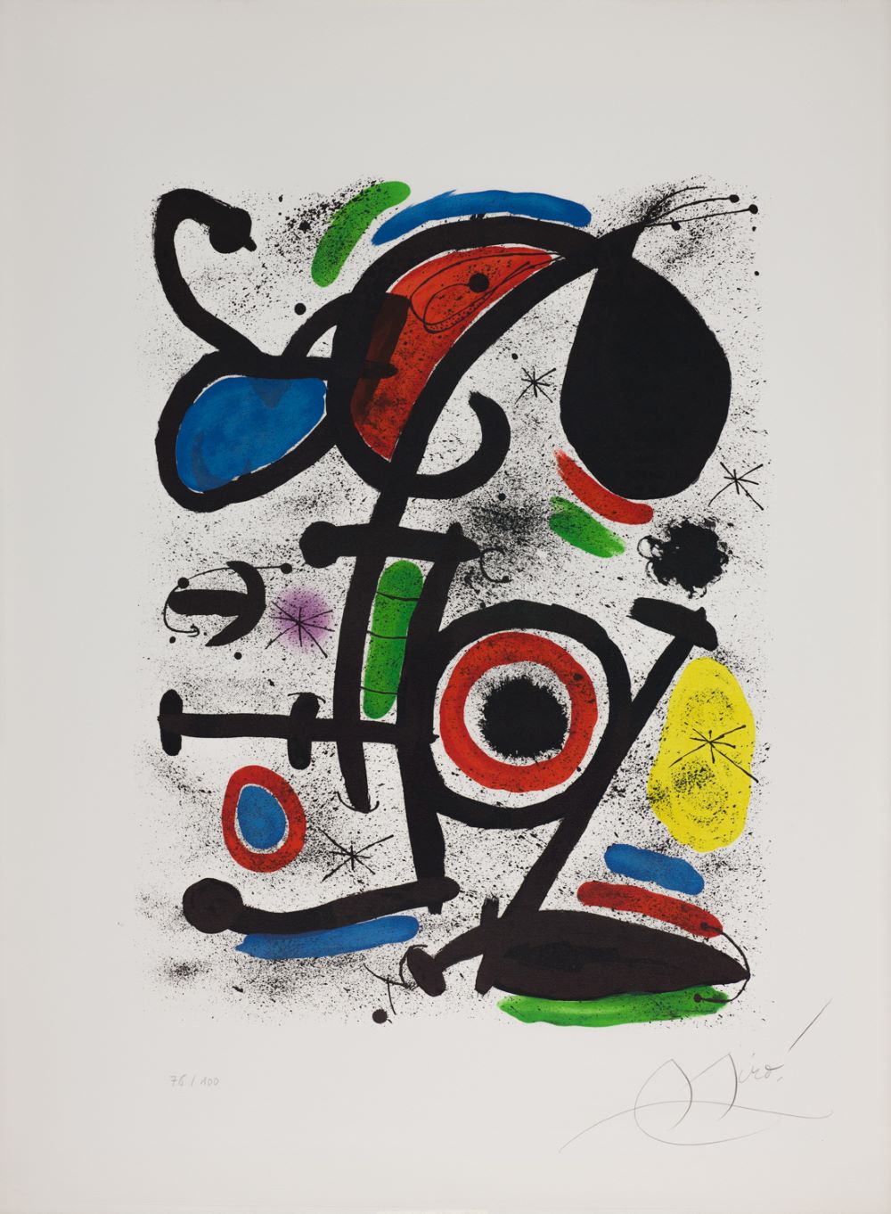 Querelle d'Amoureaux II (Allegro Vivace, M.1234), 1981 by Joan Miró 