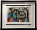 Untitled (The Golden Feathered Lizard, M.809) by Joan Miró framed