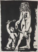Vénus et l'Amour, d'après Cranach 2nd Variation, State II (B.613), 1949 by Pablo Picasso
