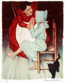 "My Hands Shook" (Huckleberry Finn), 1972 by Norman Rockwell