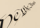 We The People (Artists for Obama), 2012 by Ed Ruscha