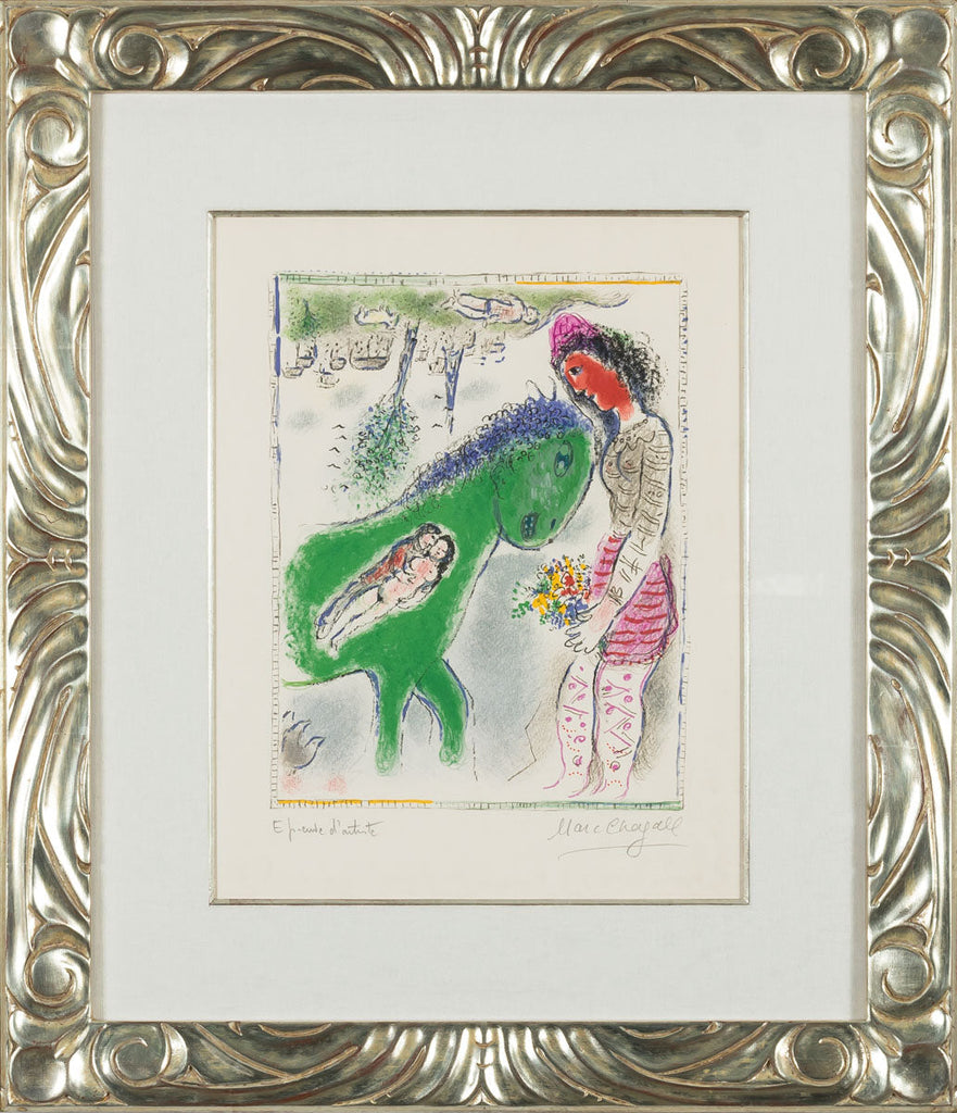 The Green Horse, 1973 (M.698) by Marc Chagall