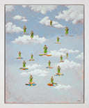 The Woman in Green, 2025 by Philippe Bertho framed