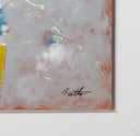 Four Letters in the Air no. 2, 2025 by Philippe Bertho framed corner signature