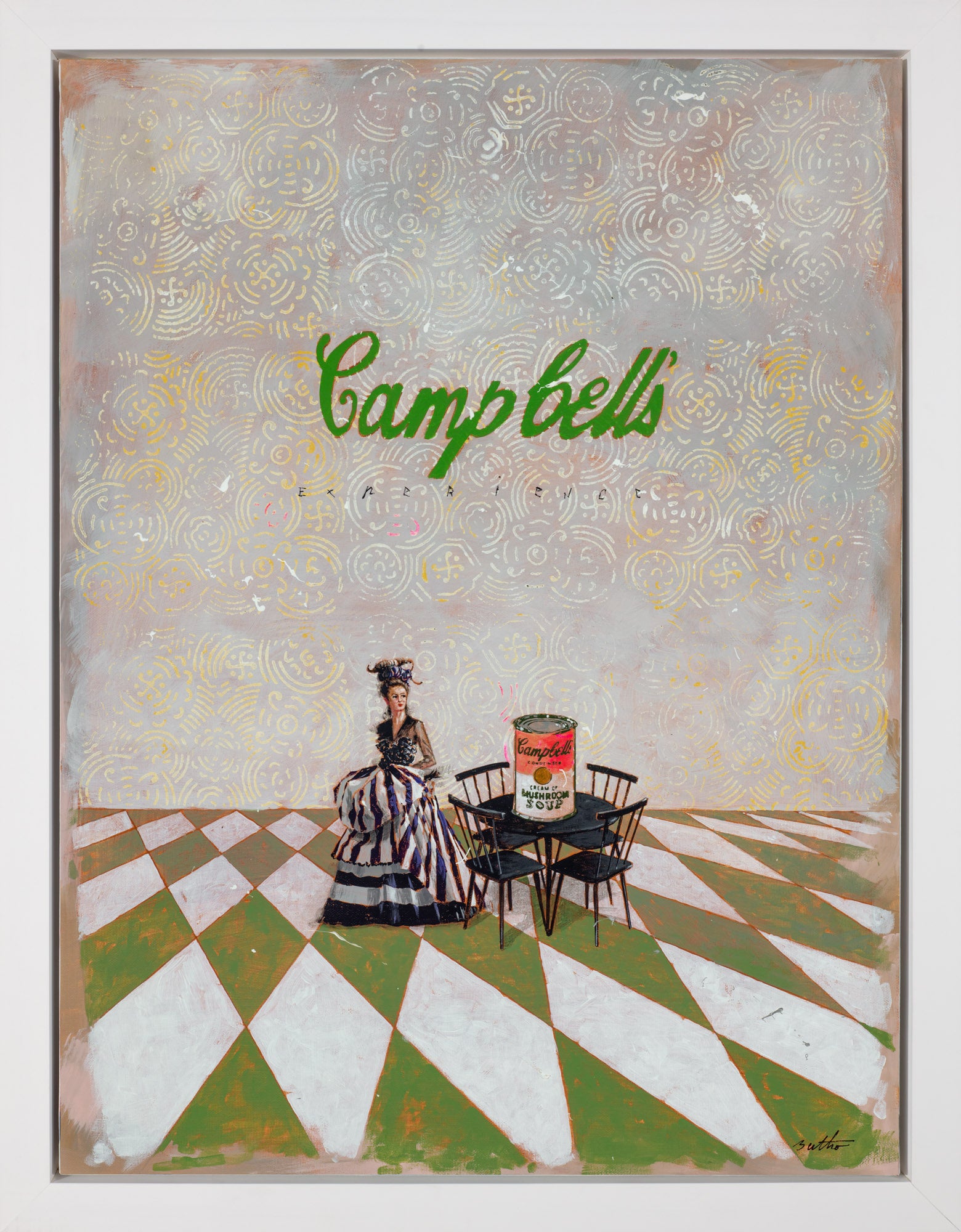 Campbell's Experience, 2025 by Philippe Bertho framed