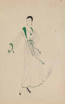 Dress Design for Henri Bendel, 1915