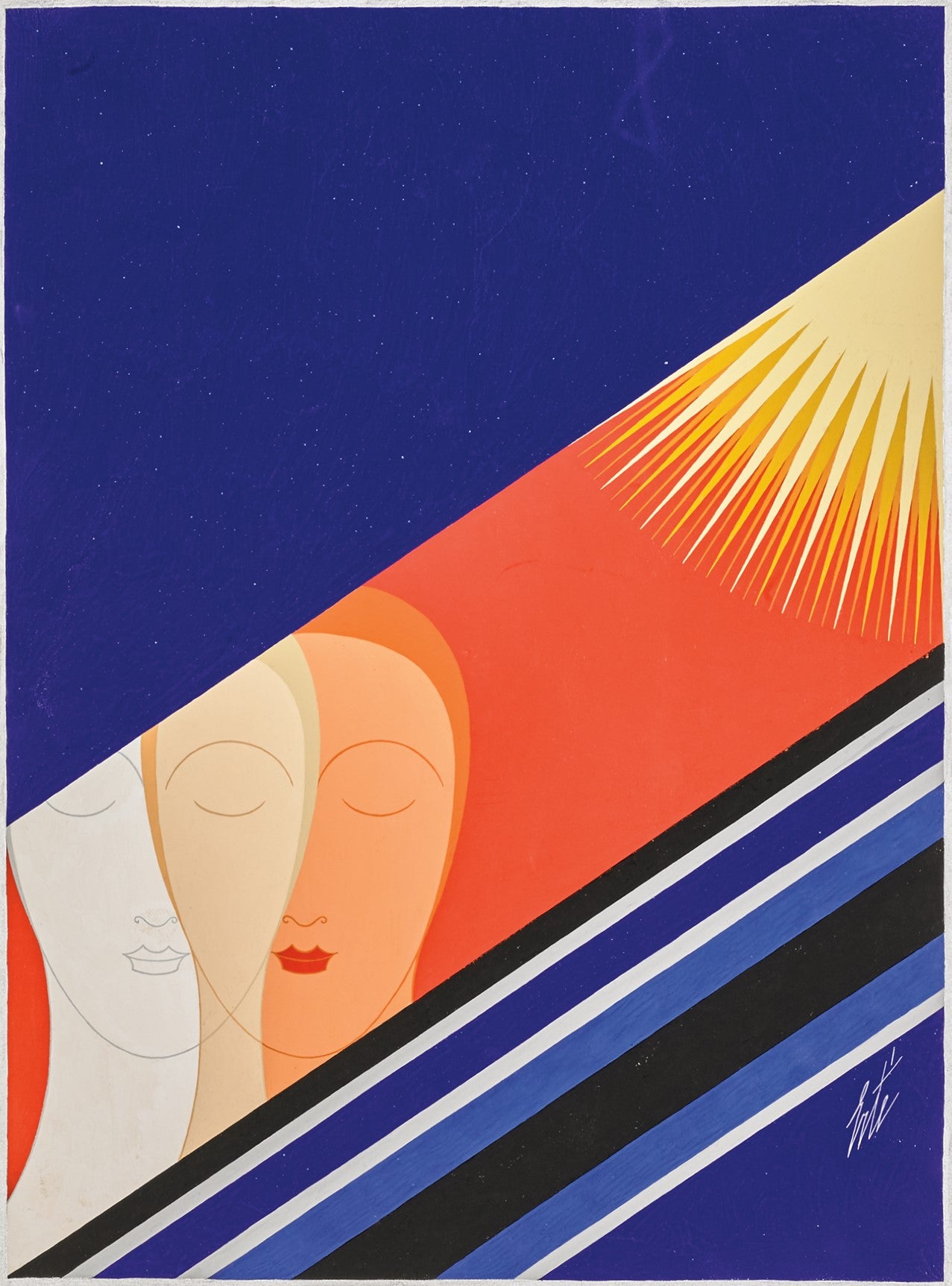 Bain de Soleil (Harper's Bazaar June 1930 Cover), 1930